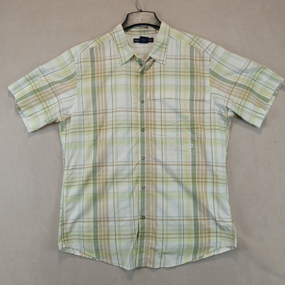 Exofficio Large Mens Shirt Short Sleeve FLAW 23x28 Vented